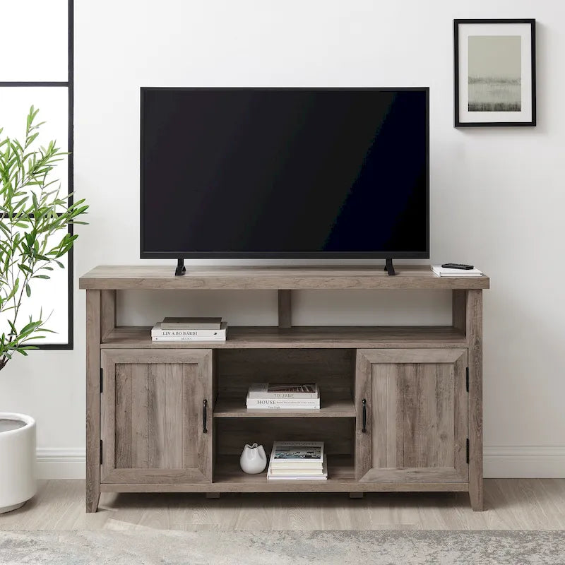 Middlebrook 58-inch Groove Door Highboy TV Stand