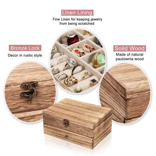 Jewelry Box for Women - 7D x 10W x 4.8H