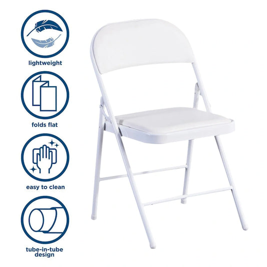 Commercialine Padded Folding Chair (Set of 4)