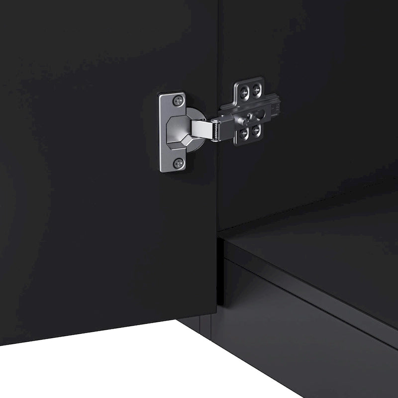 TV Stand with 34.2 Non-heating Electric Fireplace,Entertainment Center with LED Light,Tempered Glass Shelves for TVs up to 75