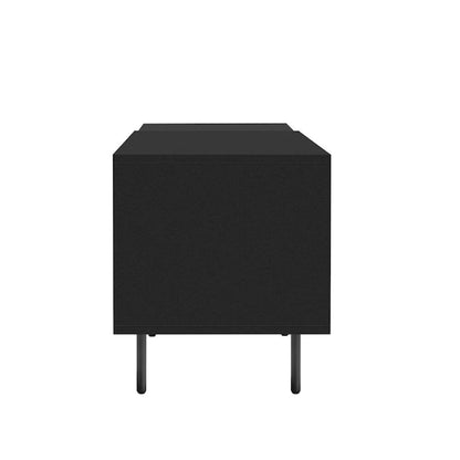 Modern TV Stand with 2 Doors and Large Storage Cabinet