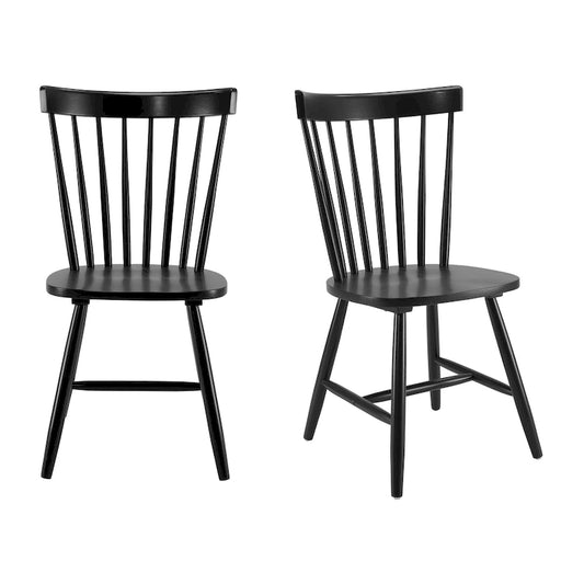 Bush Furniture Windsor High Back Spindle Dining Chairs - Set of 2