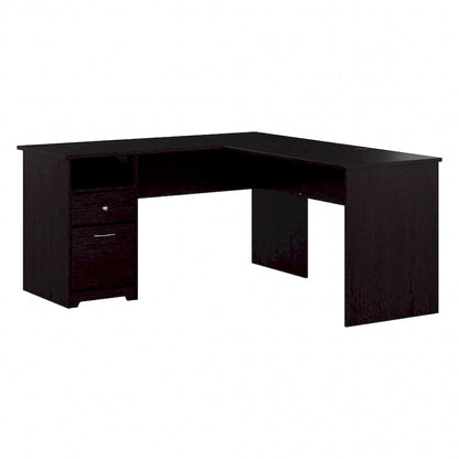 Cabot 60W L-Desk with Hutch and Drawers by Bush Furniture