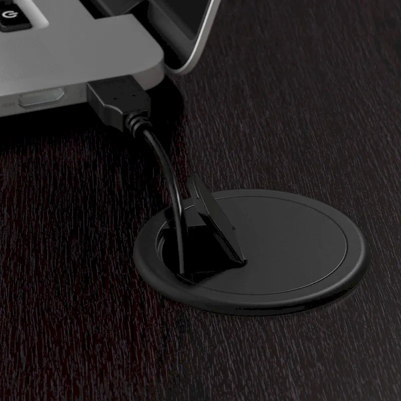 Cabot 60W L-Desk with Hutch and Drawers by Bush Furniture