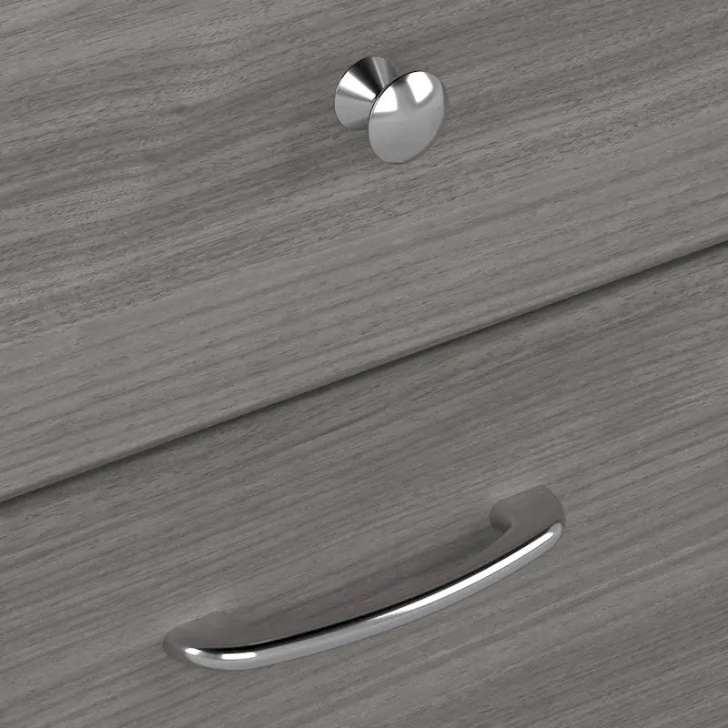 Cabot 60W L-Desk with Hutch and Drawers by Bush Furniture