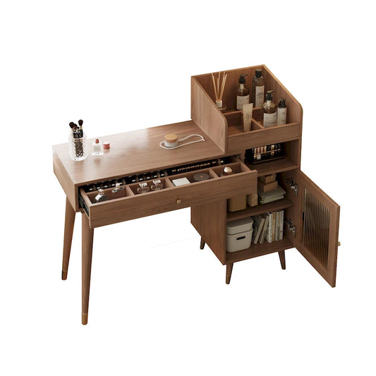 Makeup Vanity,Retractable Dressing Table