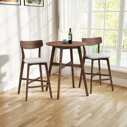 Counter Stools Set of 2, Modern Bar Stools with Backs, Counter Height Bar Stools, Upholstered Counter Chair for Kitchen Island