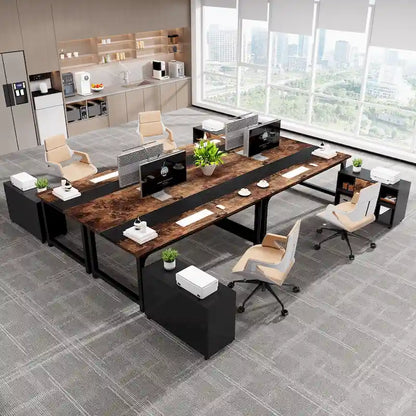 63 Executive Desk with 40 Lateral File Drawer Cabinet Set for Home Office