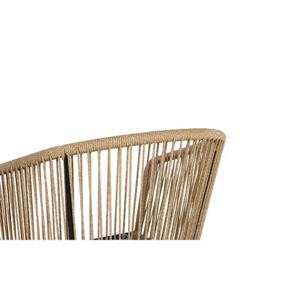 Outdoor Patio Bar Stools Set of 4 with Armrests, All Weather Rattan Bar Chairs with Backrest for Backyard, Garden, Pool, Balcony