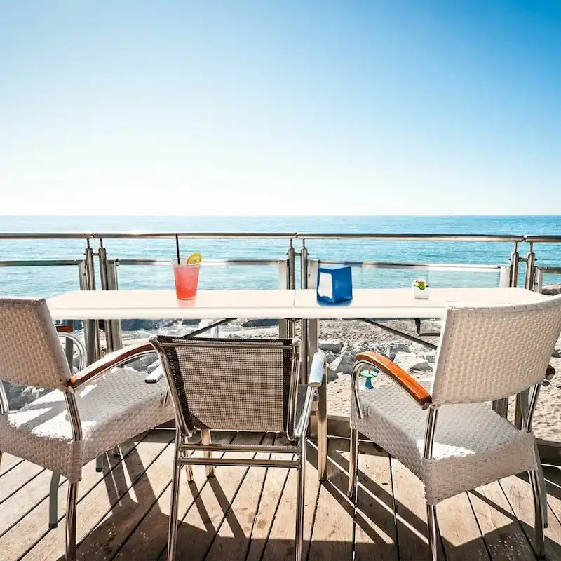 Costway 6' Folding Table Portable Plastic Indoor Outdoor Picnic Party