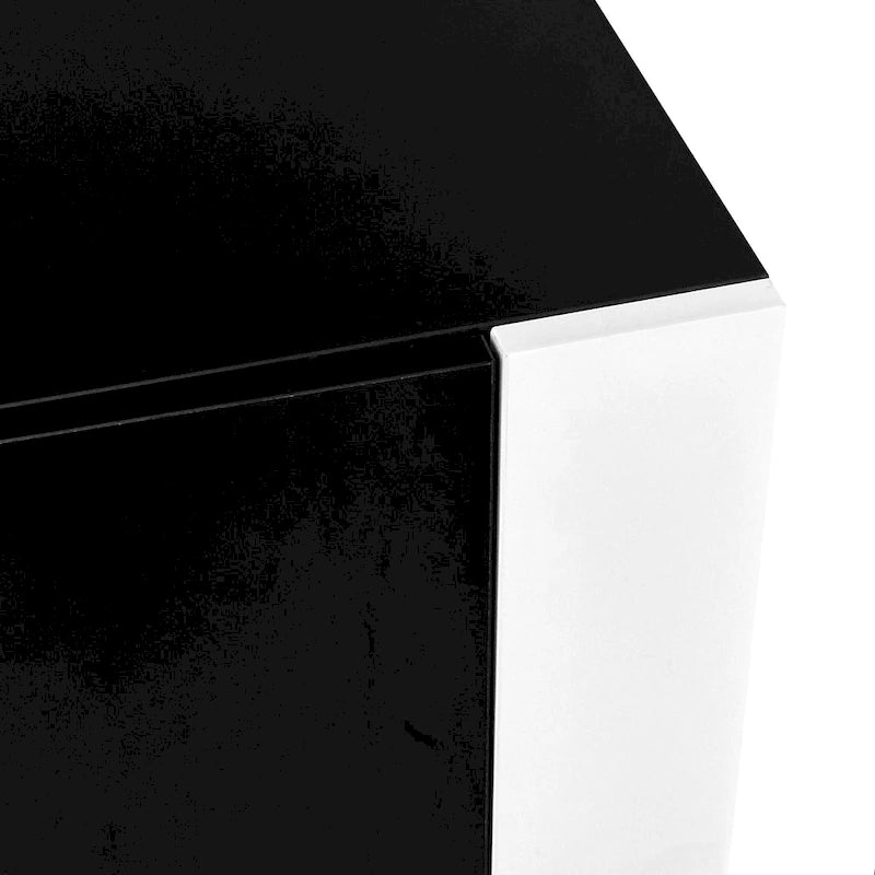 Modern 68.1 Fireplace TV Stand with 2 Large Cabinets for TVs up to 78