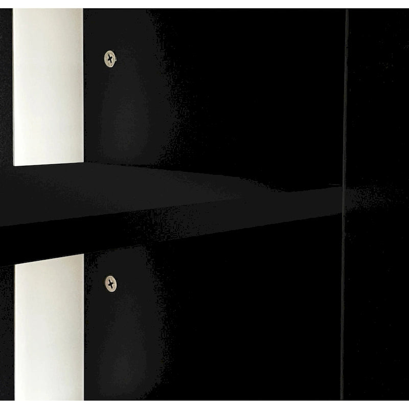 Modern 68.1 Fireplace TV Stand with 2 Large Cabinets for TVs up to 78