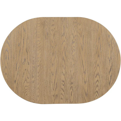 5-Piece Wooden Dining Table Set with Extendable Round Table & 4 Chairs