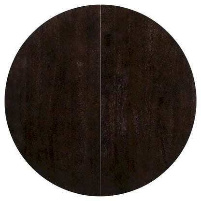 5-Piece Wooden Dining Table Set with Extendable Round Table & 4 Chairs