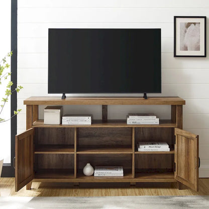 Middlebrook 58-inch Groove Door Highboy TV Stand