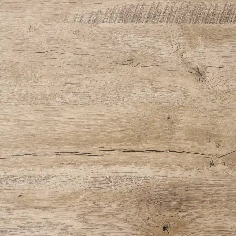 OS Home and Office Furniture Model No Tool Writing Desk with Metal Legs and Sewn Oak Laminate Top