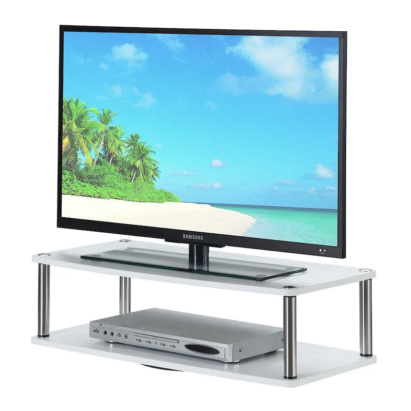 Convenience Concepts Designs2Go XL Double Tier Swivel Riser for TVs up to 37 Inches