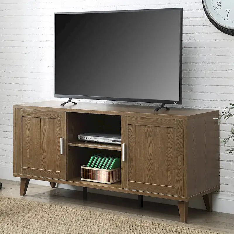 Bridgevine Home Briggs Modern 60 Inch TV Stand Console for TVs up to 65 inches