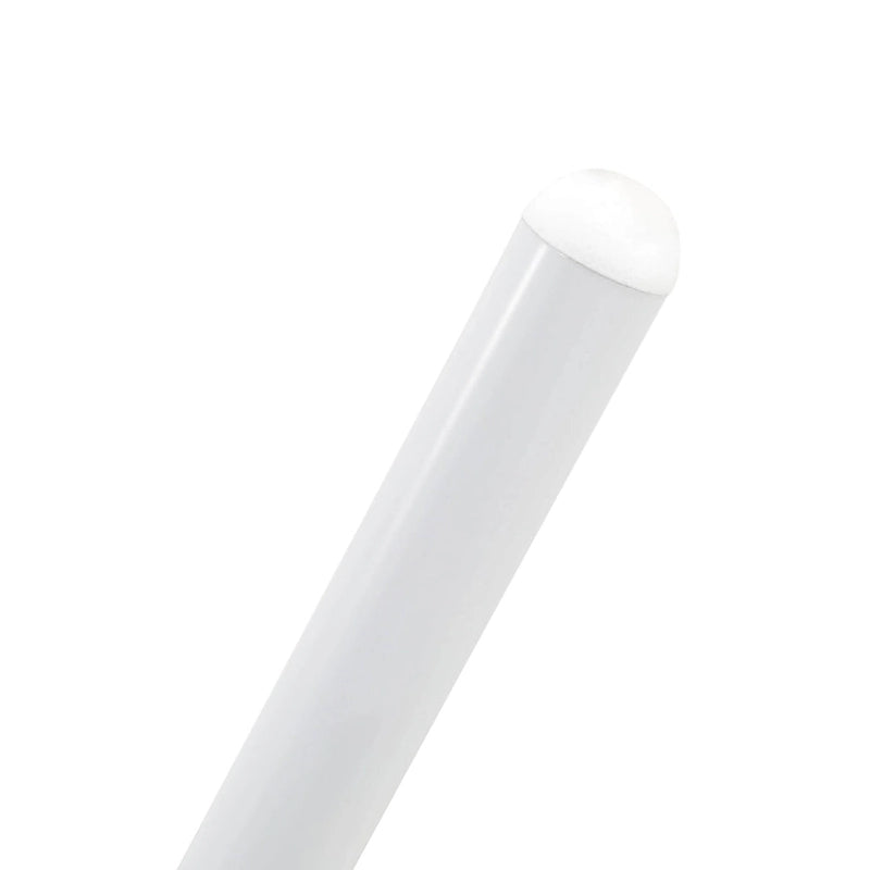 Ervilla Modern Stylish Side Chair with Rattan Back and White Steel Legs for Dining Room & Kitchen