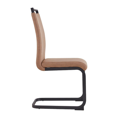 Modern Dining Chairs PU Faux Leather set of 4