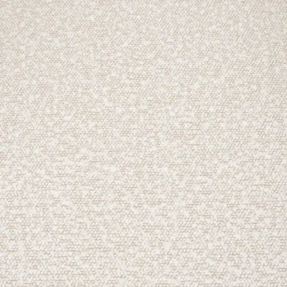 Brently Dining Chair w/ Cream Boucle Fabric & Matte Black Metal Legs