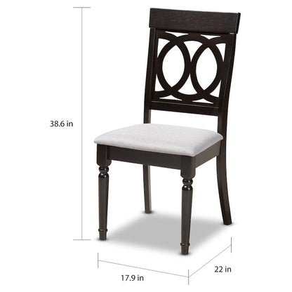 Copper Grove Taizz Modern Fabric 4-piece Dining Chair Set