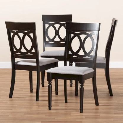 Copper Grove Taizz Modern Fabric 4-piece Dining Chair Set