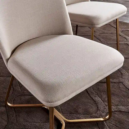 Cheyenne Gold Metal Dining Chair (Set of 2) by iNSPIRE Q Modern
