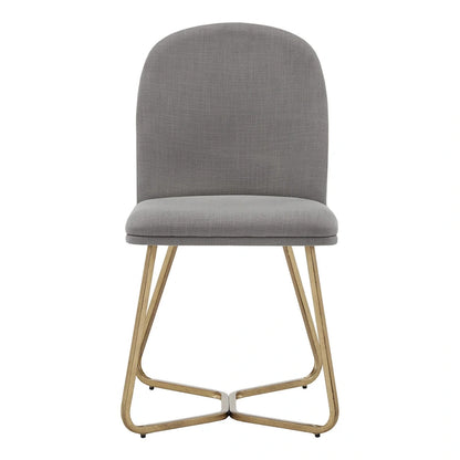 Cheyenne Gold Metal Dining Chair (Set of 2) by iNSPIRE Q Modern