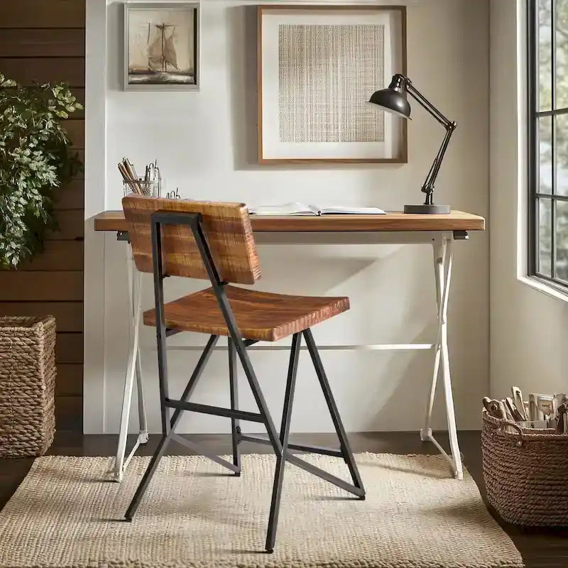 INK+IVY Trestle Counter Stool