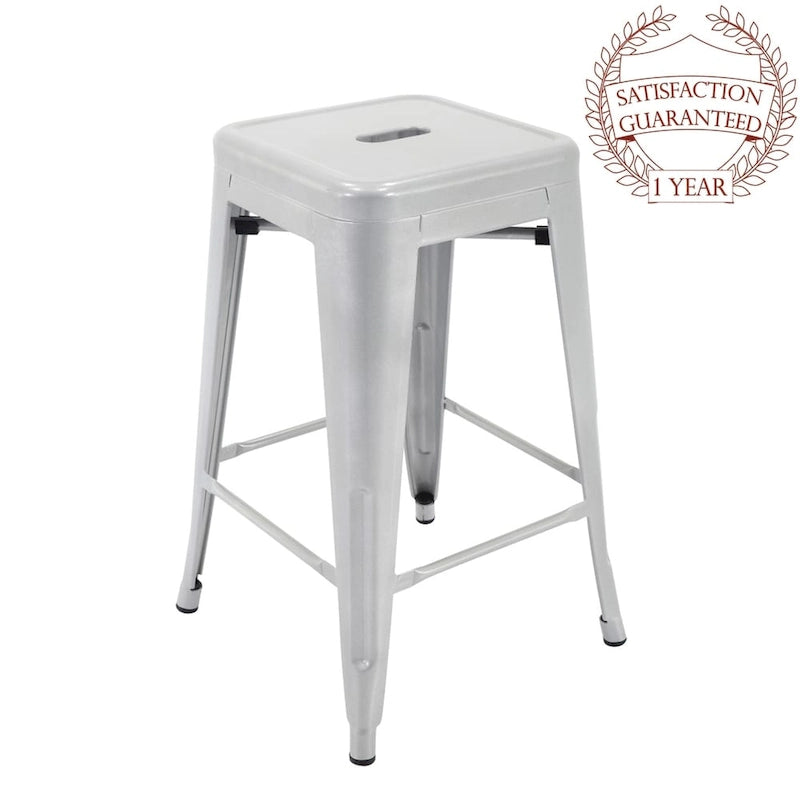 Carbon Loft Athos Indoor and Outdoor Metal Patio Counter Stool (Set of 4)