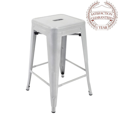 Carbon Loft Athos Indoor and Outdoor Metal Patio Counter Stool (Set of 4)