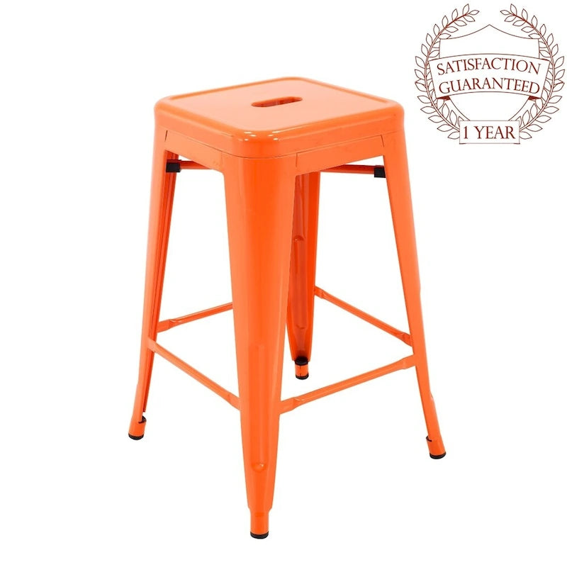 Carbon Loft Athos Indoor and Outdoor Metal Patio Counter Stool (Set of 4)