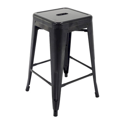 Carbon Loft Athos Indoor and Outdoor Metal Patio Counter Stool (Set of 4)