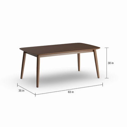 Carson Carrington Haapajarvi Mid-century Modern 6-piece Medium Oak Dining Set