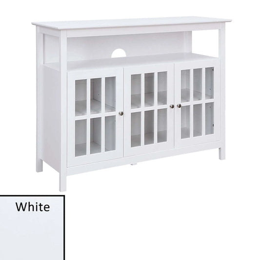 Convenience Concepts Big Sur Deluxe TV Stand with Storage Cabinets and Shelf for TVs up to 55 Inches