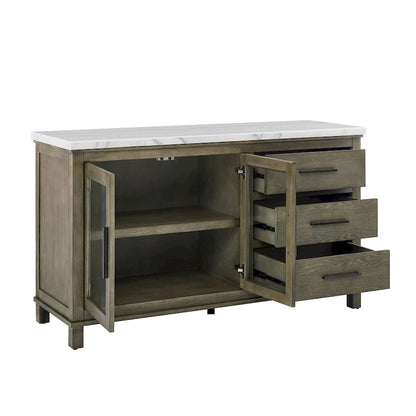 Steve Silver Marble Top Server