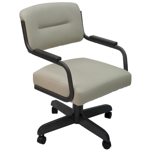 Swivel Tilt Kitchen Caster Chair with Wheels M-115 - 18 inch Seat