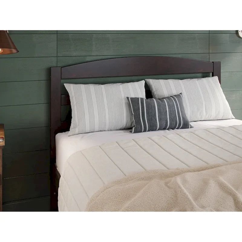 Warren Solid Wood Platform Bed with Footboard