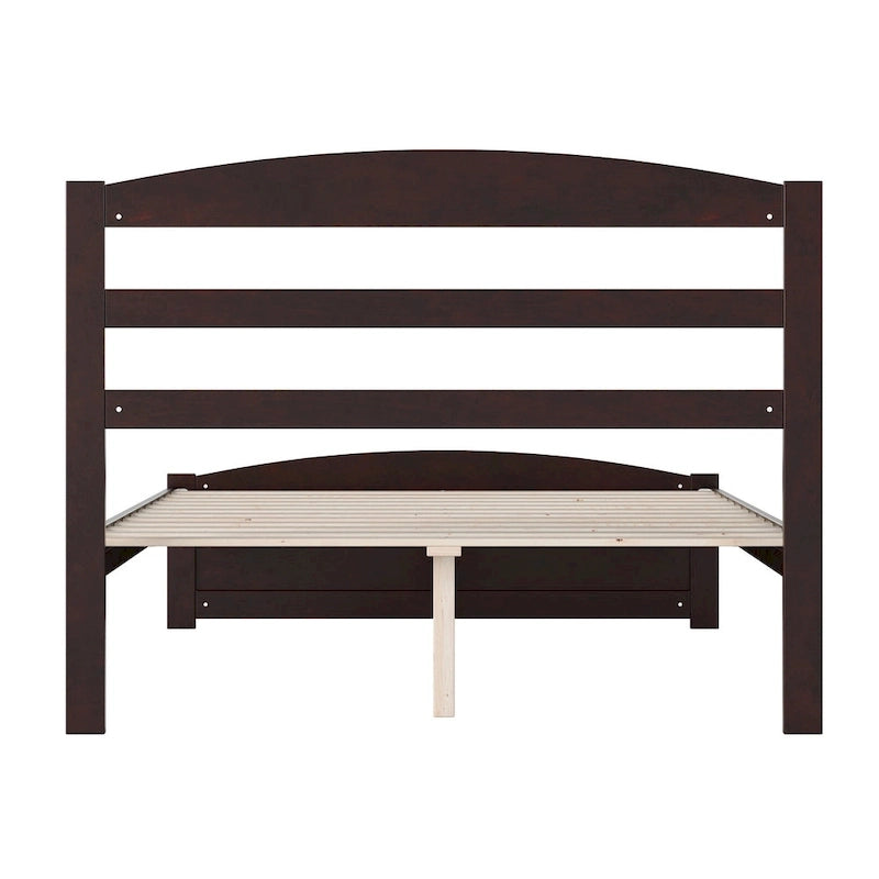 Warren Solid Wood Platform Bed with Footboard