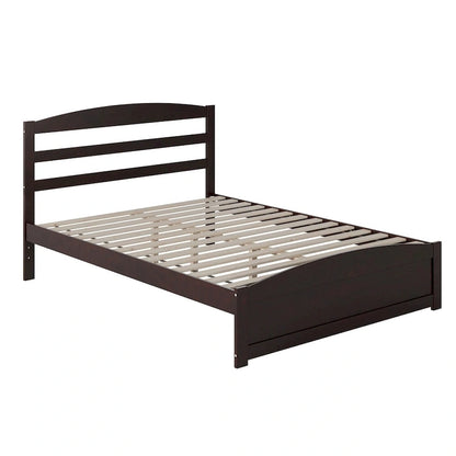 Warren Solid Wood Platform Bed with Footboard