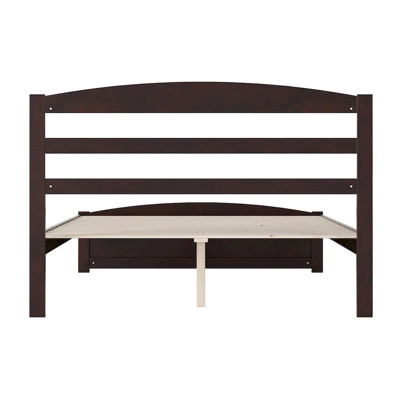 Warren Solid Wood Platform Bed with Footboard