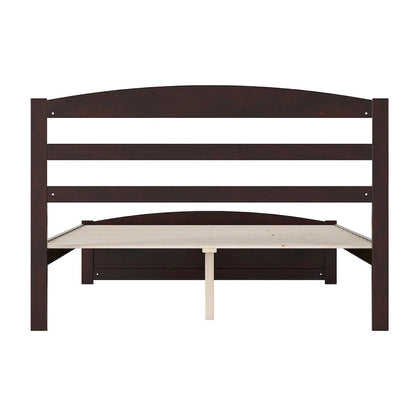 Warren Solid Wood Platform Bed with Footboard