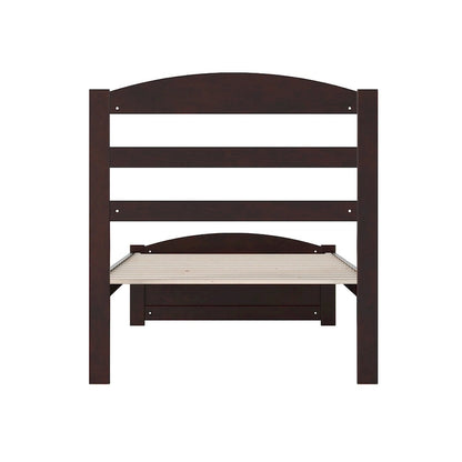 Warren Solid Wood Platform Bed with Footboard