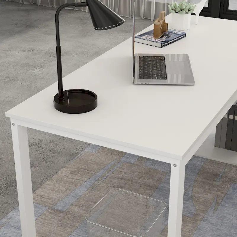 Timechee 55-inch L Shaped Office Computer Desk w/ Drawers