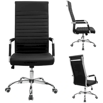 Homall Ribbed Office Chair High Back Conference Chair