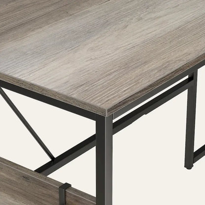 60 L Shaped Desk with Storage Cabinet Office Computer Desk