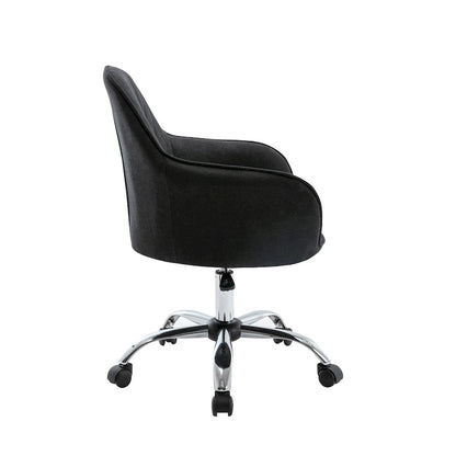 Porthos Home Noa Home Office Desk Chair, Fabric And Roller Wheels