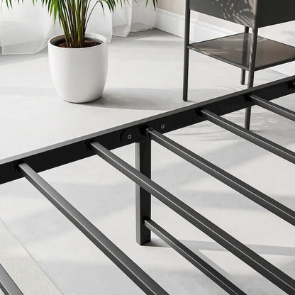 Full Size Bed Storage Headboard with Charging Station