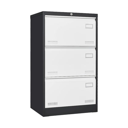 Metal Lateral 3 Drawer File Cabinet with Lock